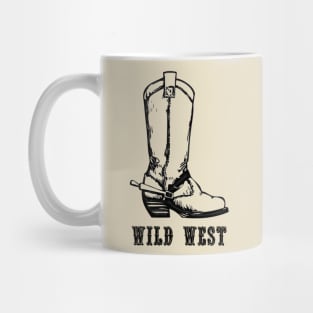 Western Era - Wild West Cowboy Boots 2 Mug